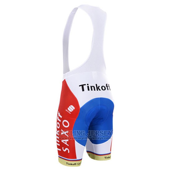 2015 Cycling Jersey Tinkoff Saxo Bank Champion Slovakia Short Sleeve and Bib Short